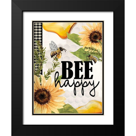 Bee Keeper 5 Black Modern Wood Framed Art Print with Double Matting by Allen, Kimberly