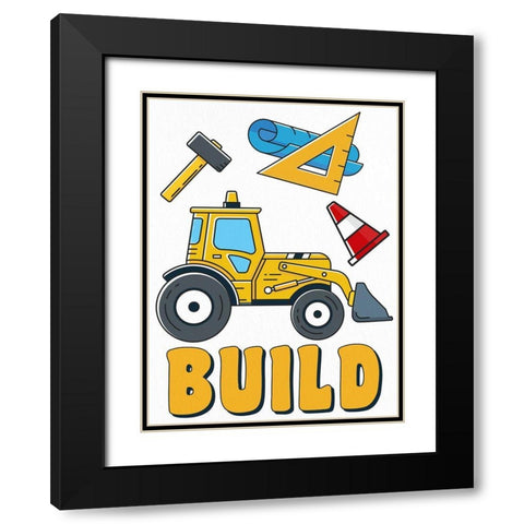 Build 1 Black Modern Wood Framed Art Print with Double Matting by Allen, Kimberly