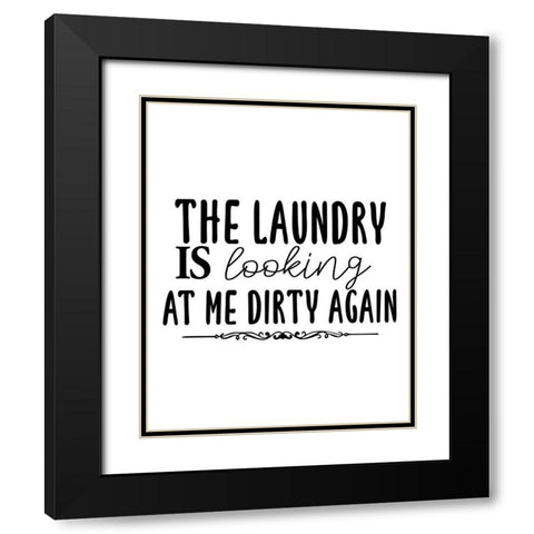Dirty Black Modern Wood Framed Art Print with Double Matting by Allen, Kimberly