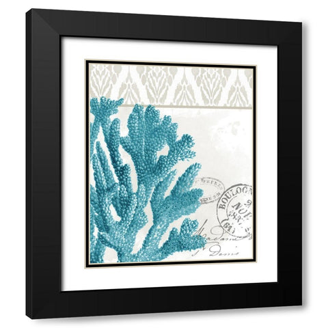 By the Sea 2 Black Modern Wood Framed Art Print with Double Matting by Allen, Kimberly