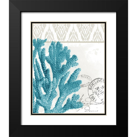 By the Sea 2 Black Modern Wood Framed Art Print with Double Matting by Allen, Kimberly