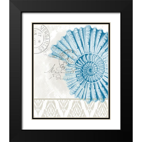 By the Sea 3 Black Modern Wood Framed Art Print with Double Matting by Allen, Kimberly