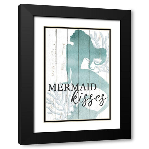 Mermaid Life 1 Black Modern Wood Framed Art Print with Double Matting by Allen, Kimberly