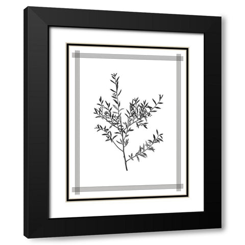 Pressed 3 Black Modern Wood Framed Art Print with Double Matting by Allen, Kimberly