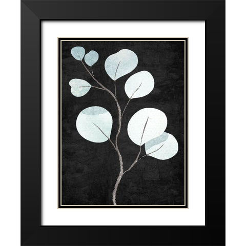 Stems 2 Black Modern Wood Framed Art Print with Double Matting by Allen, Kimberly