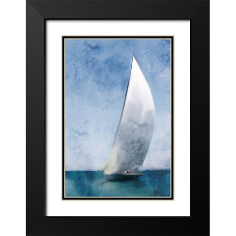 Out To Sail Black Modern Wood Framed Art Print with Double Matting by Allen, Kimberly