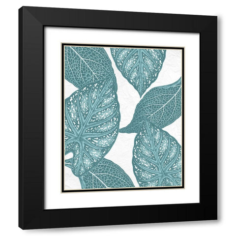 Colored Tropics 1 Black Modern Wood Framed Art Print with Double Matting by Allen, Kimberly