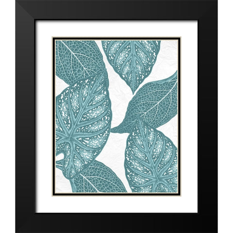 Colored Tropics 1 Black Modern Wood Framed Art Print with Double Matting by Allen, Kimberly