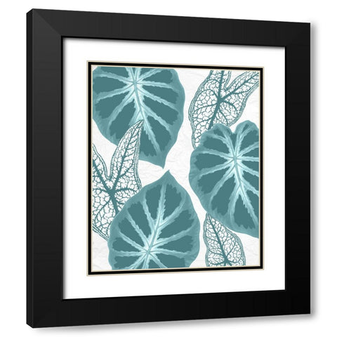 Colored Tropics 2 Black Modern Wood Framed Art Print with Double Matting by Allen, Kimberly