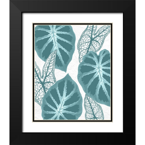 Colored Tropics 2 Black Modern Wood Framed Art Print with Double Matting by Allen, Kimberly