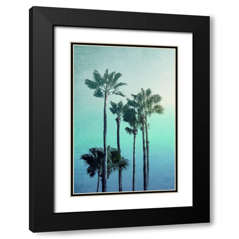 Sunset Blues 1 Black Modern Wood Framed Art Print with Double Matting by Allen, Kimberly