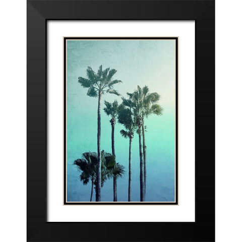 Sunset Blues 1 Black Modern Wood Framed Art Print with Double Matting by Allen, Kimberly