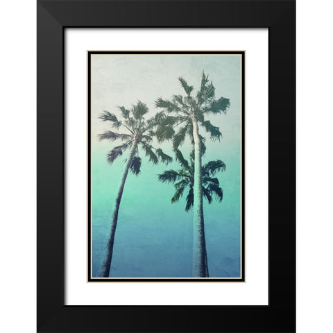Sunset Blues 2 Black Modern Wood Framed Art Print with Double Matting by Allen, Kimberly