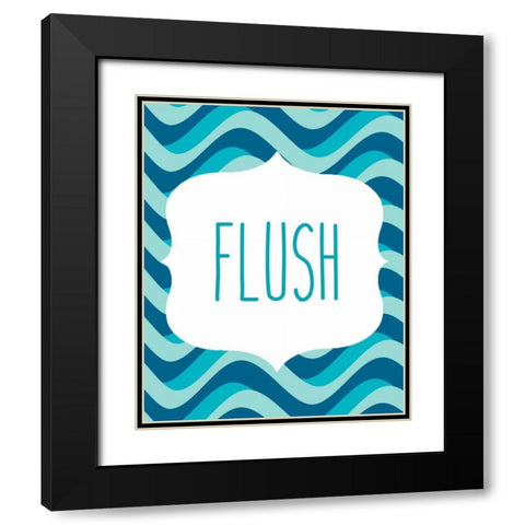 Ocean Waves 2 Black Modern Wood Framed Art Print with Double Matting by Allen, Kimberly