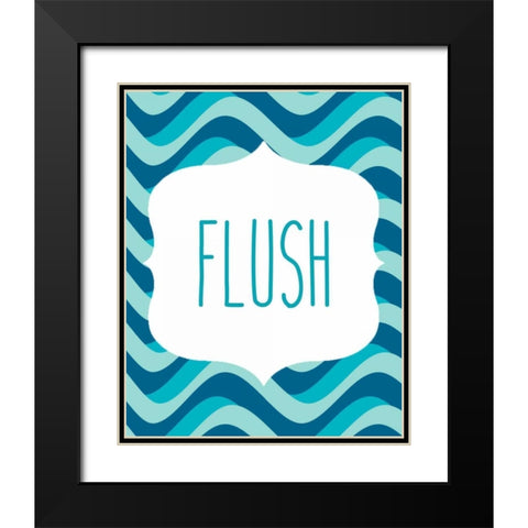 Ocean Waves 2 Black Modern Wood Framed Art Print with Double Matting by Allen, Kimberly