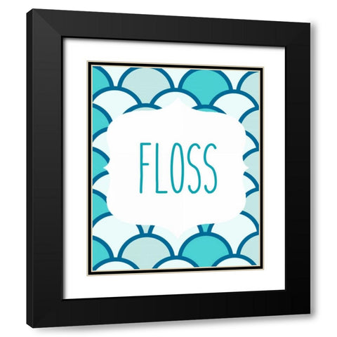 Ocean Waves 4 Black Modern Wood Framed Art Print with Double Matting by Allen, Kimberly
