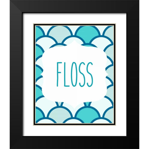 Ocean Waves 4 Black Modern Wood Framed Art Print with Double Matting by Allen, Kimberly