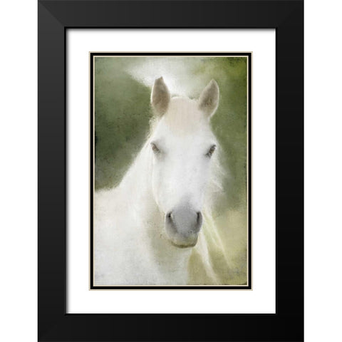 Calm Black Modern Wood Framed Art Print with Double Matting by Allen, Kimberly