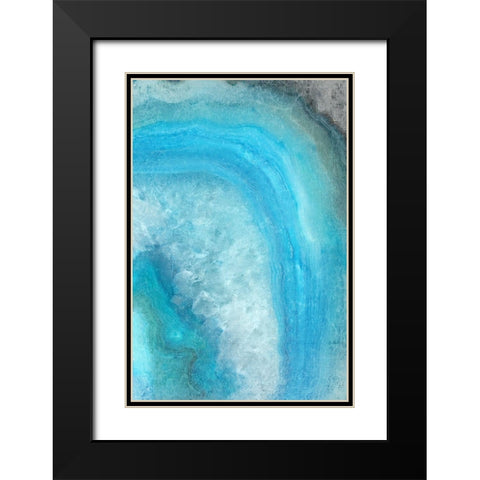 Shades 2 Black Modern Wood Framed Art Print with Double Matting by Kimberly, Allen