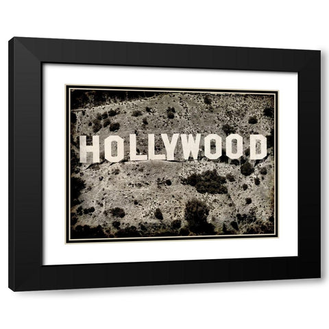 Hollywood Black Modern Wood Framed Art Print with Double Matting by Kimberly, Allen