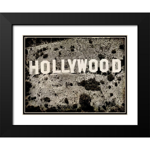 Hollywood Black Modern Wood Framed Art Print with Double Matting by Kimberly, Allen