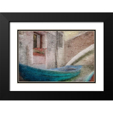 On the Gondola Black Modern Wood Framed Art Print with Double Matting by Kimberly, Allen