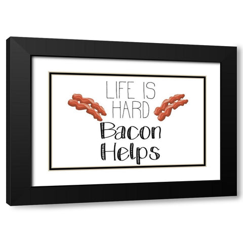 Good Morning 2 Black Modern Wood Framed Art Print with Double Matting by Kimberly, Allen