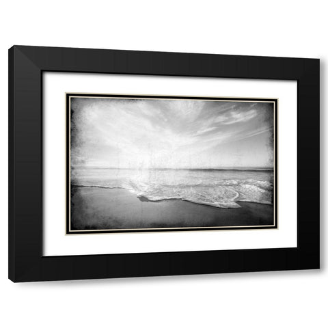 A Day at the Coast Black Modern Wood Framed Art Print with Double Matting by Kimberly, Allen