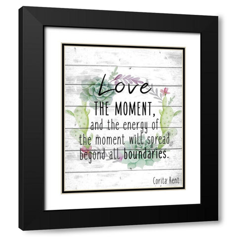 Small Things B Black Modern Wood Framed Art Print with Double Matting by Kimberly, Allen