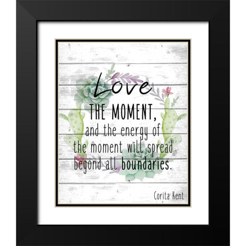 Small Things B Black Modern Wood Framed Art Print with Double Matting by Kimberly, Allen