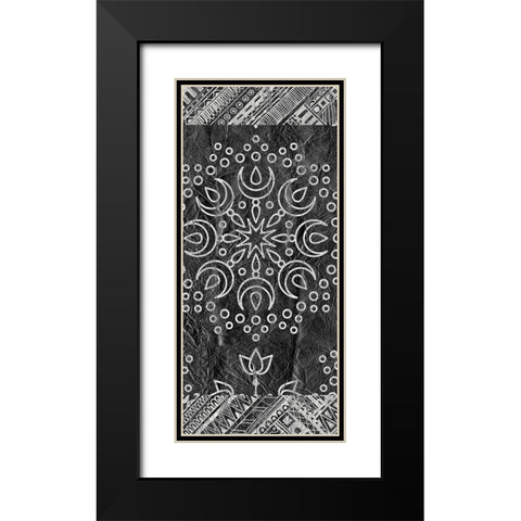 Patterned A Black Modern Wood Framed Art Print with Double Matting by Kimberly, Allen