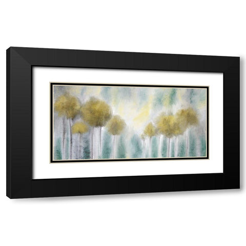 Yellow Grove Black Modern Wood Framed Art Print with Double Matting by Kimberly, Allen