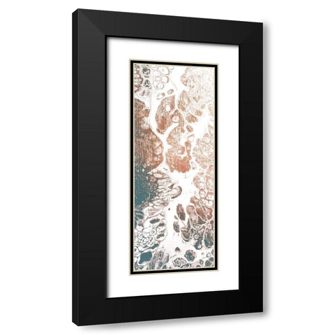 Bubble 3 Black Modern Wood Framed Art Print with Double Matting by Kimberly, Allen
