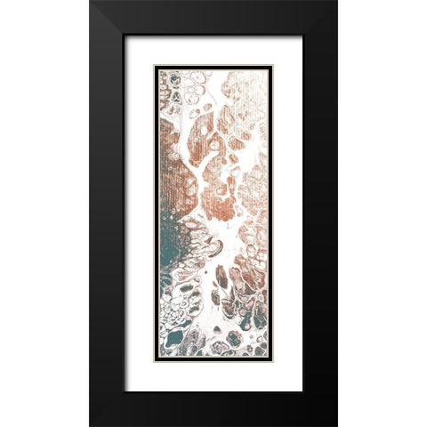 Bubble 3 Black Modern Wood Framed Art Print with Double Matting by Kimberly, Allen