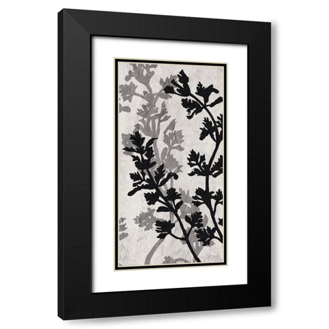 Branches 4 V2 Black Modern Wood Framed Art Print with Double Matting by Allen, Kimberly