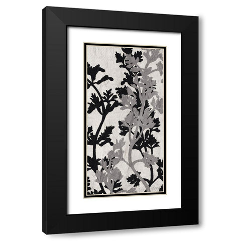 Branches 5 V2 Black Modern Wood Framed Art Print with Double Matting by Allen, Kimberly