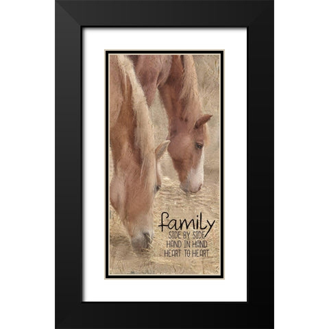 Side by Side Black Modern Wood Framed Art Print with Double Matting by Allen, Kimberly