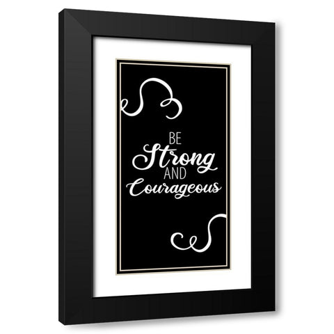 Strong 1 Black Modern Wood Framed Art Print with Double Matting by Allen, Kimberly