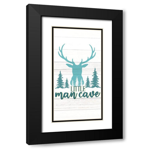 Little Man 1 Black Modern Wood Framed Art Print with Double Matting by Allen, Kimberly