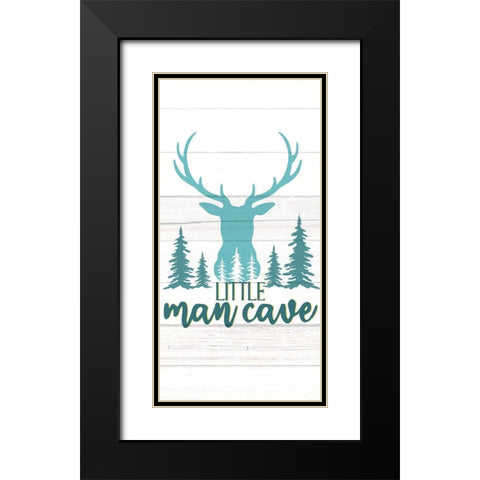 Little Man 1 Black Modern Wood Framed Art Print with Double Matting by Allen, Kimberly