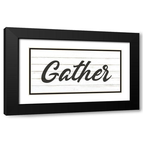 Gather Black Modern Wood Framed Art Print with Double Matting by Allen, Kimberly