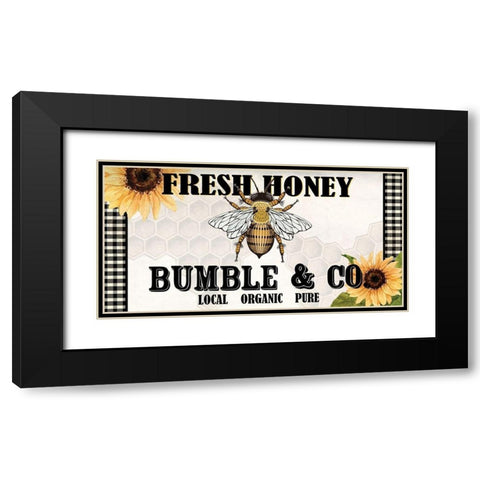 Fresh Honey Black Modern Wood Framed Art Print with Double Matting by Allen, Kimberly