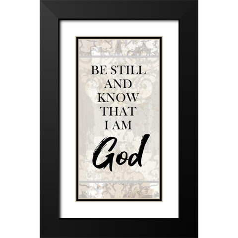 Know 1 Black Modern Wood Framed Art Print with Double Matting by Allen, Kimberly