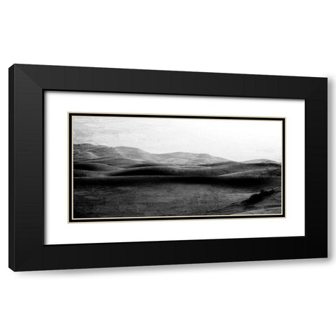 Across the Hills Black Modern Wood Framed Art Print with Double Matting by Allen, Kimberly