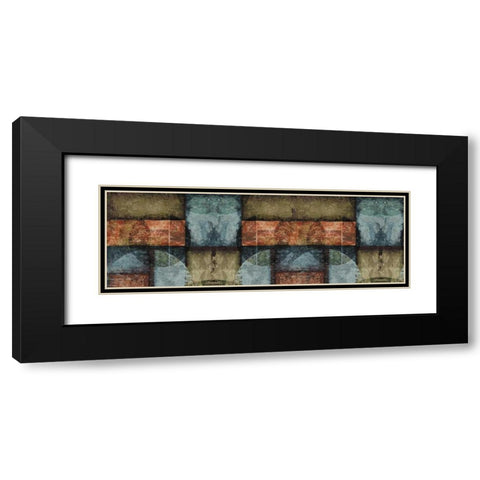 Circle Black Modern Wood Framed Art Print with Double Matting by Emery, Kristin