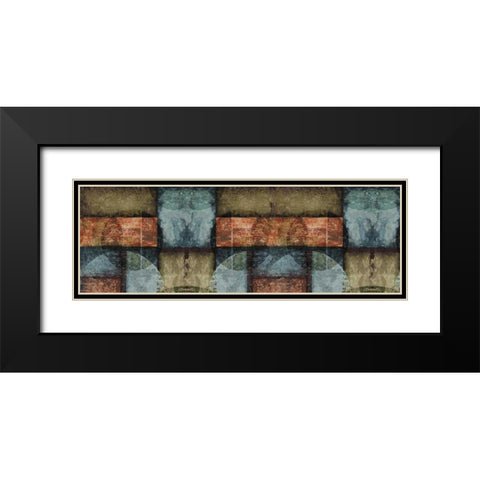 Circle Black Modern Wood Framed Art Print with Double Matting by Emery, Kristin