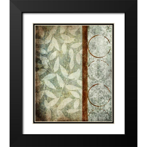 Autumn Spice Black Modern Wood Framed Art Print with Double Matting by Emery, Kristin