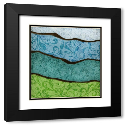 River I Black Modern Wood Framed Art Print with Double Matting by Emery, Kristin