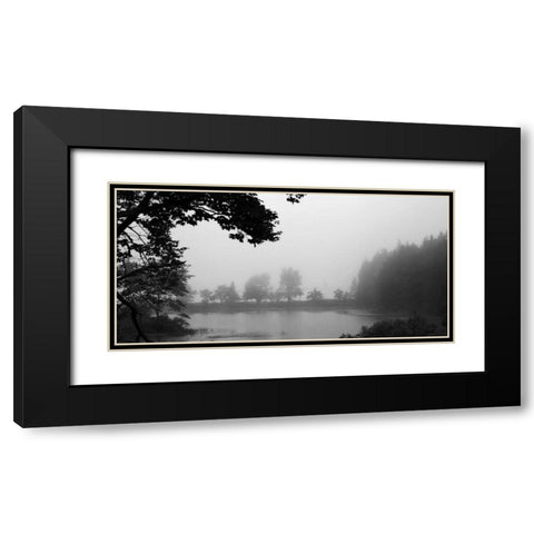 Across The Lake 1 Black Modern Wood Framed Art Print with Double Matting by Colberg, Lisa