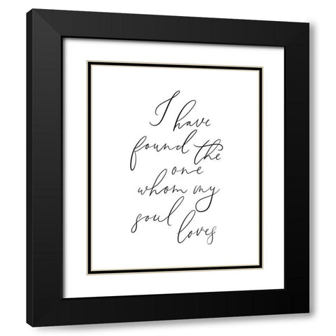 I Have Found Black Modern Wood Framed Art Print with Double Matting by Straatsma, Leah